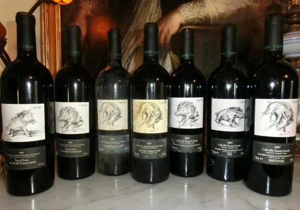 Castello di Querceto Greve in Chianti 'Il Cignale' Rosso Colli della Toscana Centrale IGT 2016 Merlot, Cabernet Sauvignon - immagine 3